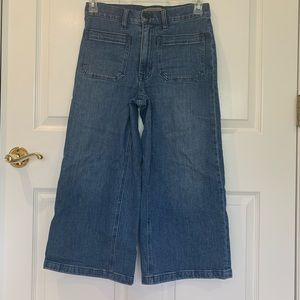 J. Crew Point Sur Denim petite cropped jeans